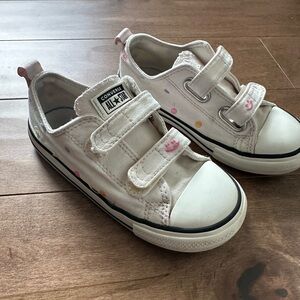 Converse Kids (toddler) Canvas Sneakers with Polka dots
